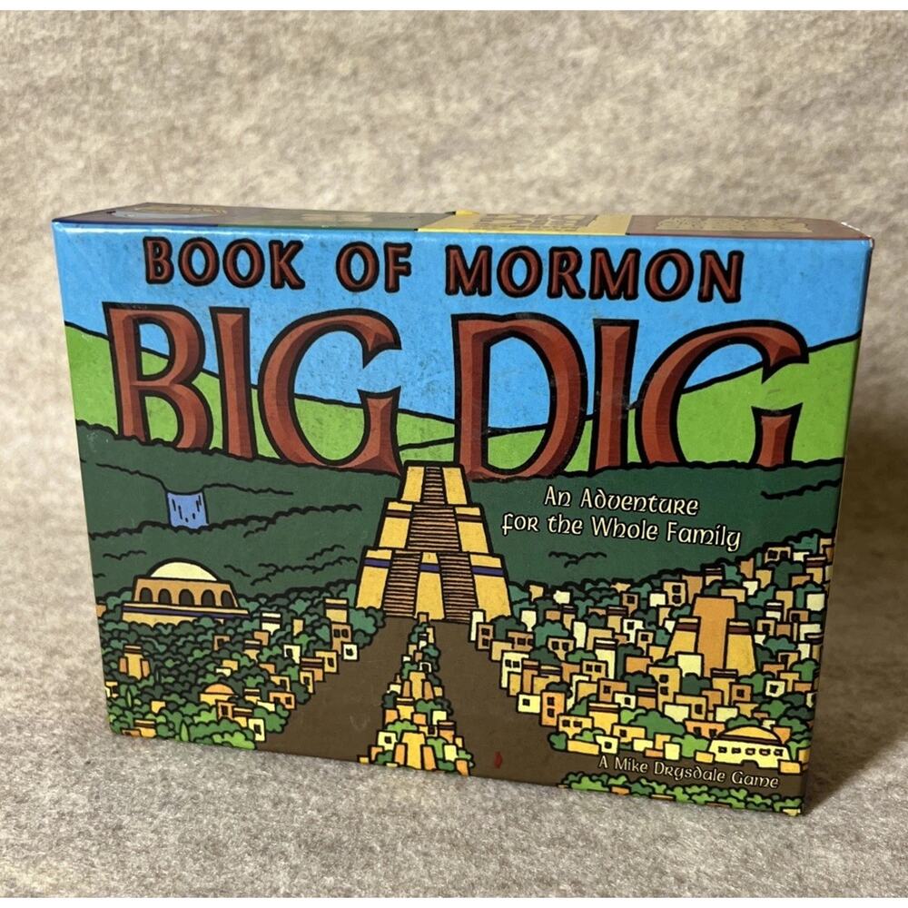Book of Mormon Big Dig Card Game • Mike Drysdale • Family Fun • Vintage